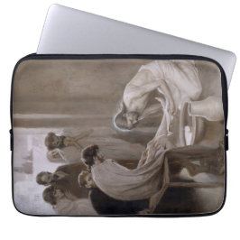 Capa Para Notebook Jesus Lavando os Pés de Seus Discípulos