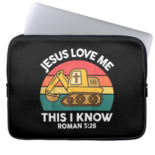 Capa Para Notebook Jesus Me Ama Isso Eu Conheço O Escavador Christian