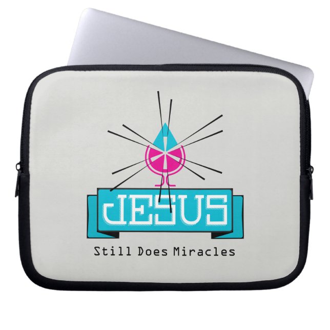 Capa Para Notebook JESUS Water to Wine Mirror (Frente)
