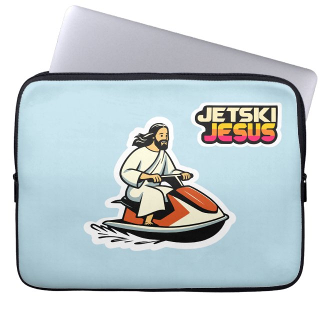Capa Para Notebook Jetski Jesus (Frente)