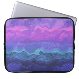 Capa Para Notebook jeweltone agate ombre :