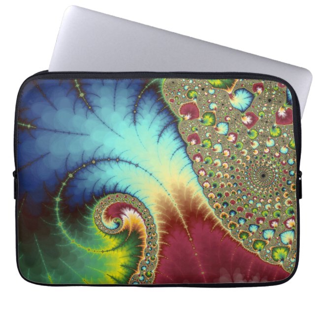 Capa Para Notebook Joanie 50 Fractal Art (Frente)