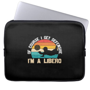 Capa Para Notebook Jogador de Voleibol Sou Um Libero