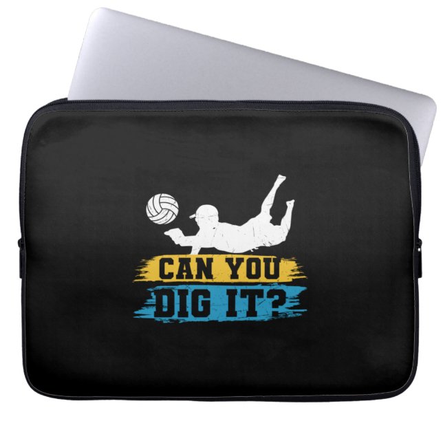 Capa Para Notebook Jogador de Voleibol | Você Pode Fazê-Lo (Frente)