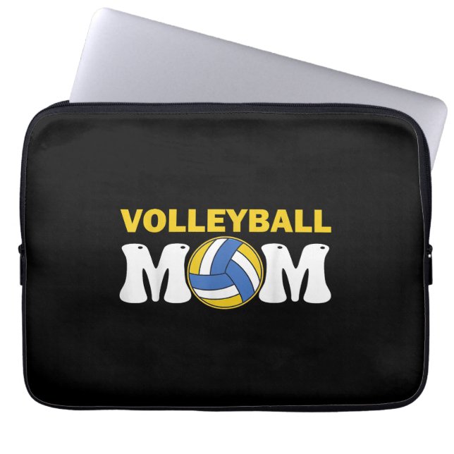 Capa Para Notebook Jogadora Engraçada no Dia da Camisa de Voleibol Fe (Frente)