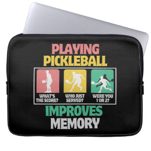 Capa Para Notebook Jogando Pickleball Melhora a Memória