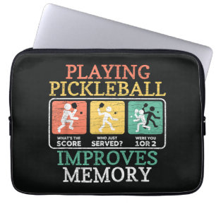 Capa Para Notebook Jogando Pickleball Melhora a Memória