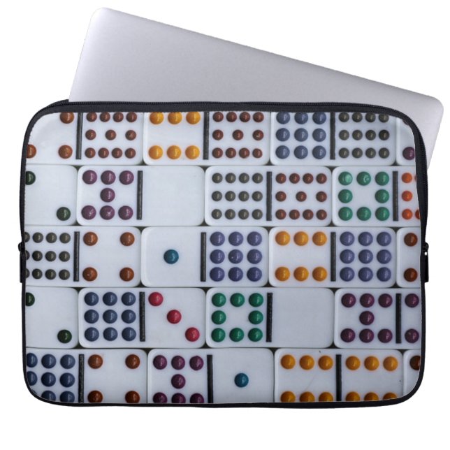 Capa Para Notebook Jogo Números de Dominos (Frente)