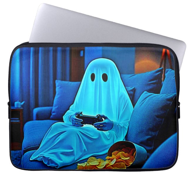 Capa Para Notebook Jogos De Fantasma Cozy Night In Design (Frente)