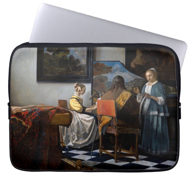 Capa Para Notebook Johannes Vermeer - O concerto (Frente)