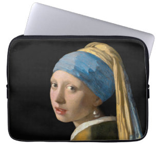 Capa Para Notebook Johannes Vermeer - Rapariga com um Ouriço de Pér