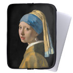 Capa Para Notebook Johannes Vermeer - Rapariga com um Ouriço de Pérol<br><div class="desc">Rapariga com brinco de pérola / Menina em turco / Chefe de Menina em turco / A Menina com Turbo / Chefe de uma Menina - Johannes Vermeer,  1665</div>