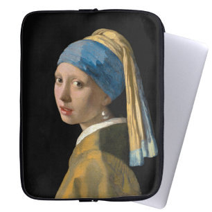 Capa Para Notebook Johannes Vermeer - Rapariga com um Ouriço de Pérol