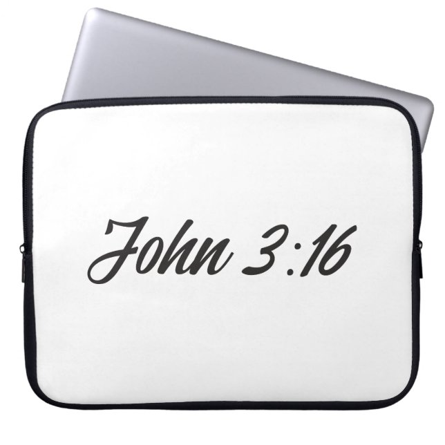 Capa Para Notebook John 3:16 (Frente)