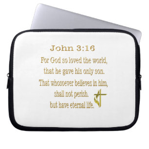 Capa Para Notebook John 3:16 itens