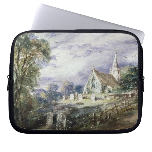 Capa Para Notebook John Constable | Stoke a igreja de Poges (Frente)