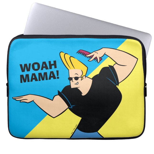 Capa Para Notebook Johnny Bravo Combing Hair (Frente)