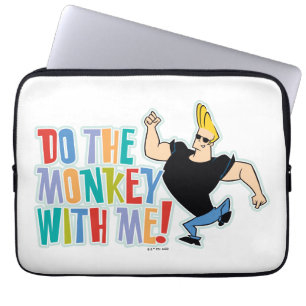 Capa Para Notebook Johnny Bravo - Faça O Macaco Comigo!