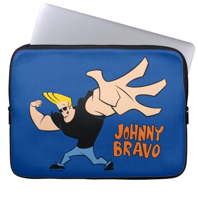 Capa Para Notebook Johnny Bravo Iconic Pose (Frente)