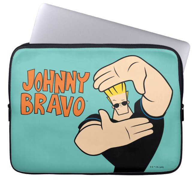 Capa Para Notebook Johnny Bravo Picture Frame Pose (Frente)