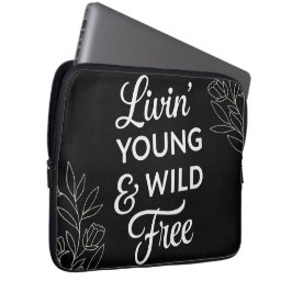 Capa Para Notebook Jovem, Selvagem e Livre - Capinha de Laptop Yin Ya