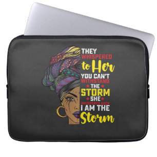 Capa Para Notebook Juneteenth Eu Sou A Tempestade Melanina Menina Neg