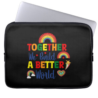 Capa Para Notebook Juntos Construímos Um Mundo Melhor