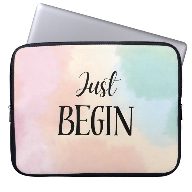 Capa Para Notebook Just Begin (Frente)