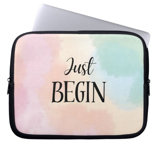 Capa Para Notebook Just Begin (Frente)