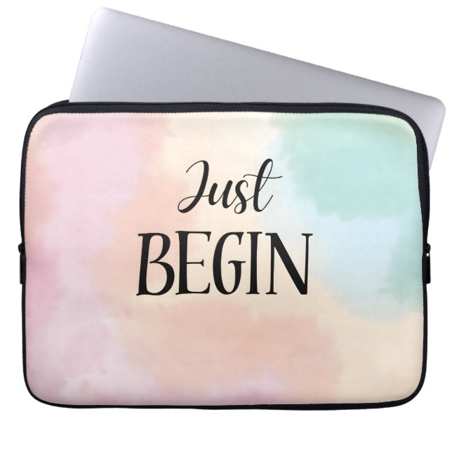 Capa Para Notebook Just Begin (Frente)