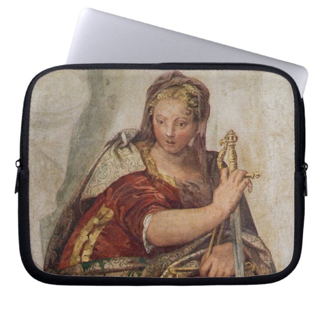 Capa Para Notebook Justiça, das paredes do sacristy (fresco) (Frente)