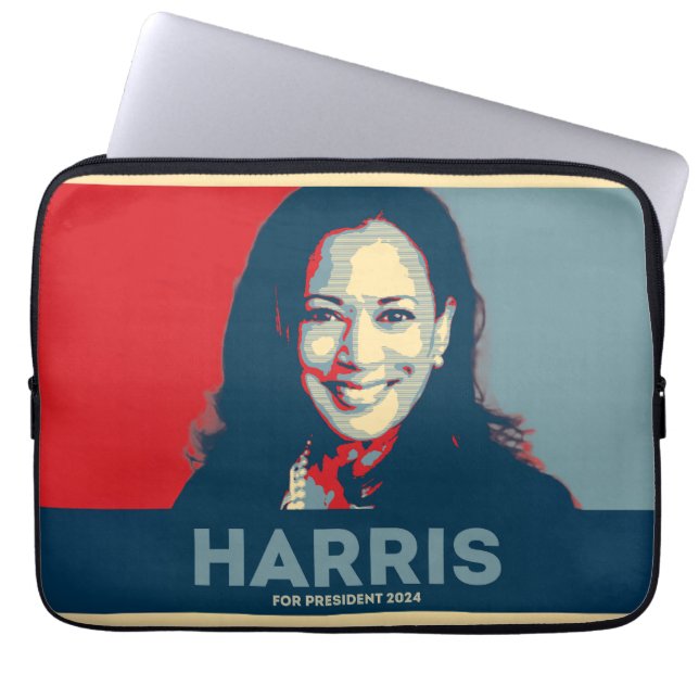 Capa Para Notebook Kamala Harris Para O Presidente 2024 - Esperança (Frente)