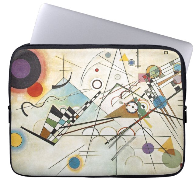 Capa Para Notebook Kandinsky Moderno Abstrata Arte Expressionista (Frente)