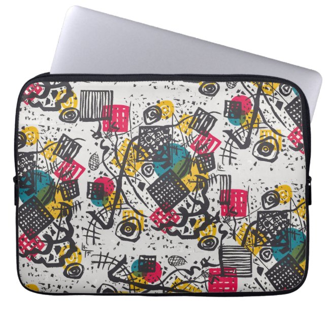 Capa Para Notebook Kandinsky Small Worlds V Abstrato Classic (Frente)