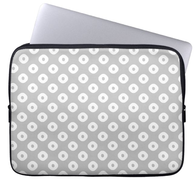 Capa Para Notebook "Kanoko" Fawn Spown Pattern Branco (Frente)