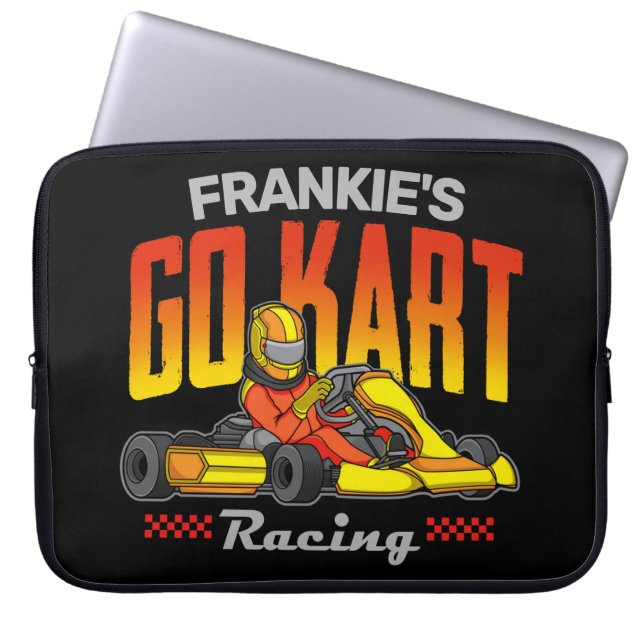 Capa Para Notebook Kart Racing Motorsport Personalizado (Frente)