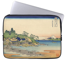 Capa Para Notebook Katsushika Hokusai Enoshima na província de Sagami