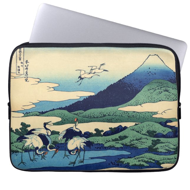 Capa Para Notebook Katsushika Hokusai - Umegawa na província de Sagam (Frente)