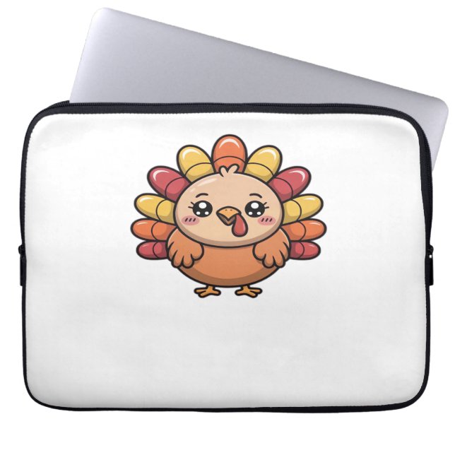 Capa Para Notebook kawaii agradecimento turquia Clássico T-Shirt_1 (Frente)