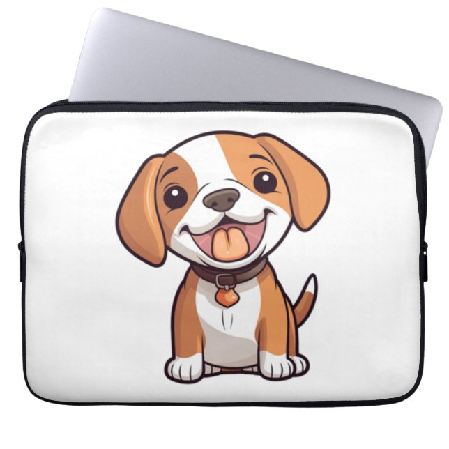 Capa Para Notebook Kawaii Beagle Puppy (Frente)