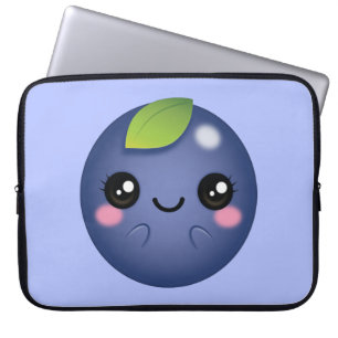 Capa Para Notebook Kawaii Blueberry