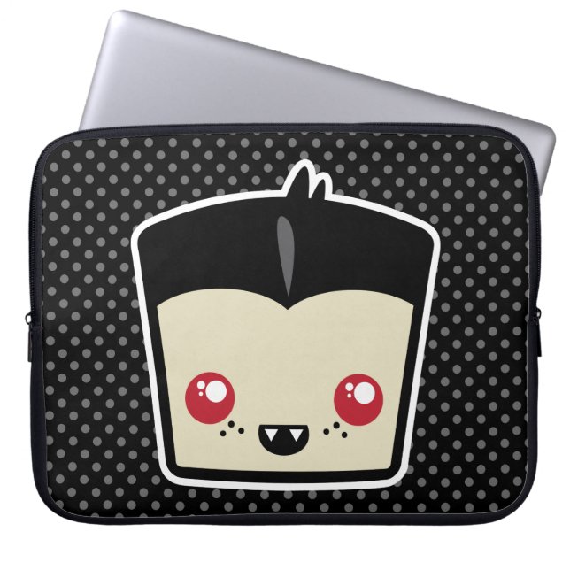 Capa Para Notebook Kawaii Dracula Bolsa de laptop (Frente)