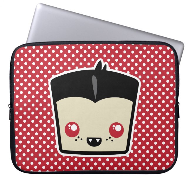 Capa Para Notebook Kawaii Dracula Bolsa de laptop (Frente)