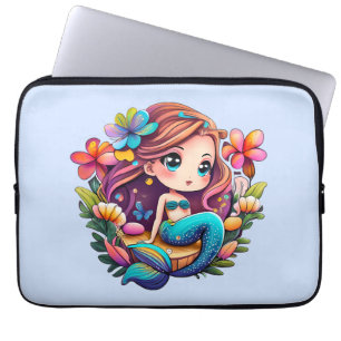 Capa Para Notebook Kawaii Mermaid