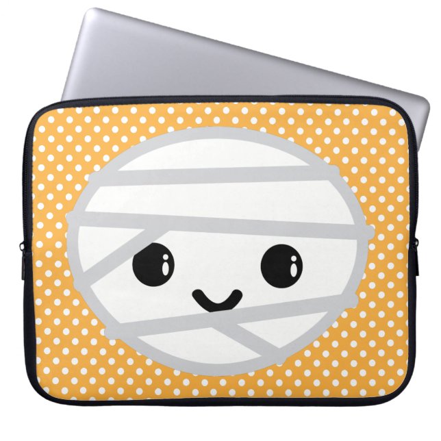 Capa Para Notebook Kawaii Mummy Bolsa de laptop (Frente)