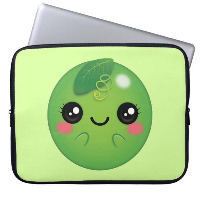 Capa Para Notebook Kawaii Pea (Frente)