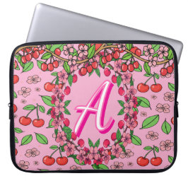 Capa Para Notebook Kawaii Red Cherry Vibes Cute Girly Aesthetic