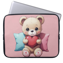 Capa Para Notebook Kawaii Teddy Bear