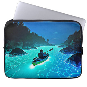 Capa Para Notebook Kayak em Design de água brilhante