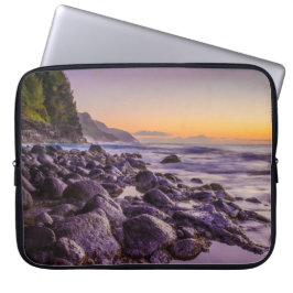 Capa Para Notebook Ke’e Beach em Sunrise, Kauai, Hawaii Wetcase